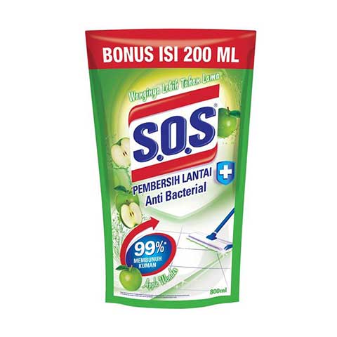 SOS P.LANTAI APPLE PCH 800 ML